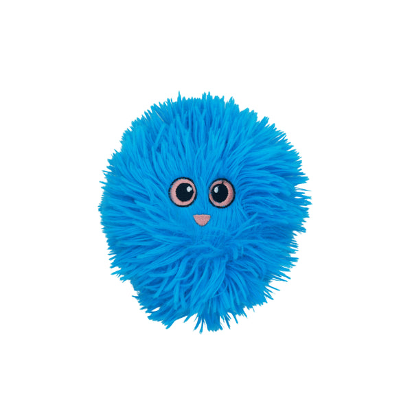 Jouet en peluche pour chien, 3 tissus - petite balle joufflue