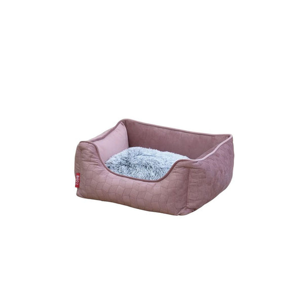 Lit à rebords élevés pour chien, Cosmos - rose champêtre