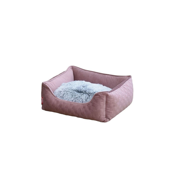 Lit à rebords élevés pour chien, Cosmos - rose champêtre