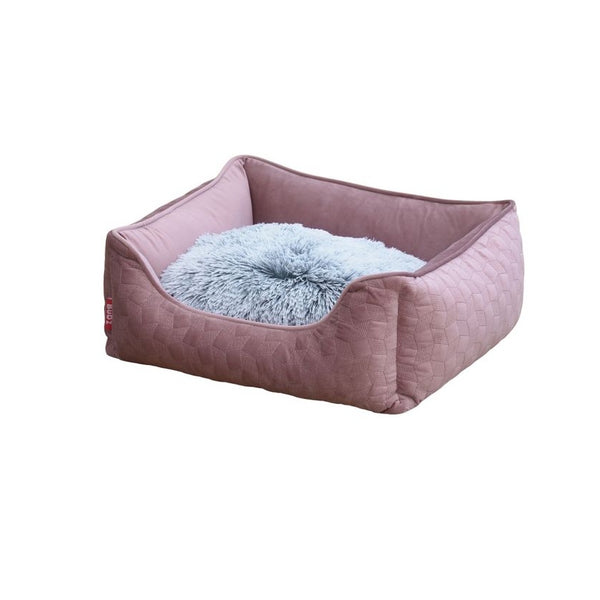 Lit à rebords élevés pour chien, Cosmos - rose champêtre