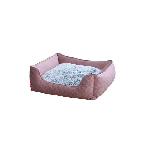 Lit à rebords élevés pour chien, Cosmos - rose champêtre