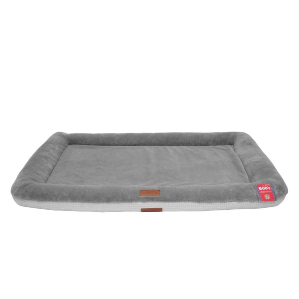 Lit pour chien réversible 4 saisons, fraîcheur & confort - gris boréal