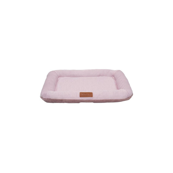 Lit pour chien réversible 4 saisons, fraîcheur & confort - rose mauve