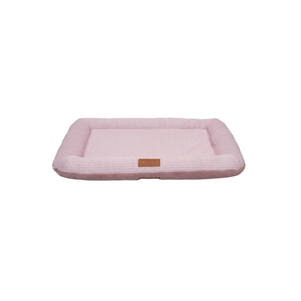 Lit pour chien réversible 4 saisons, fraîcheur & confort - rose mauve