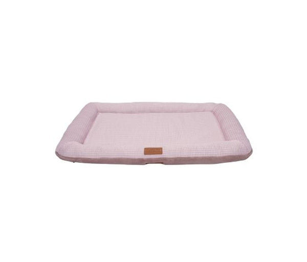Lit pour chien réversible 4 saisons, fraîcheur & confort - rose mauve