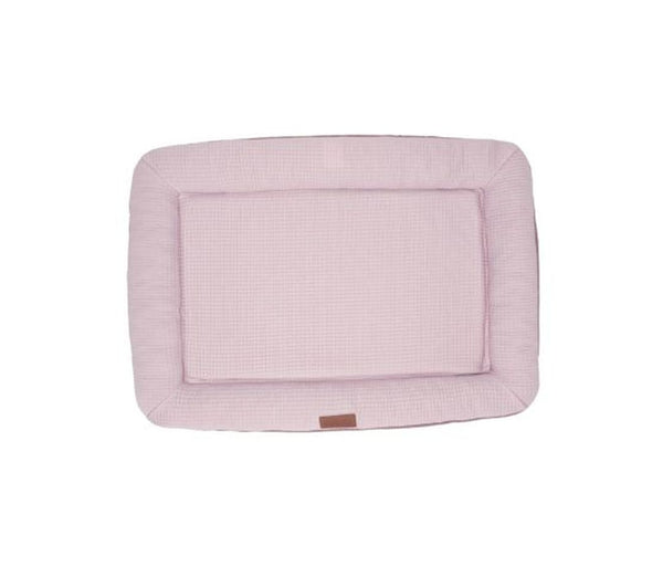 Lit pour chien réversible 4 saisons, fraîcheur & confort - rose mauve