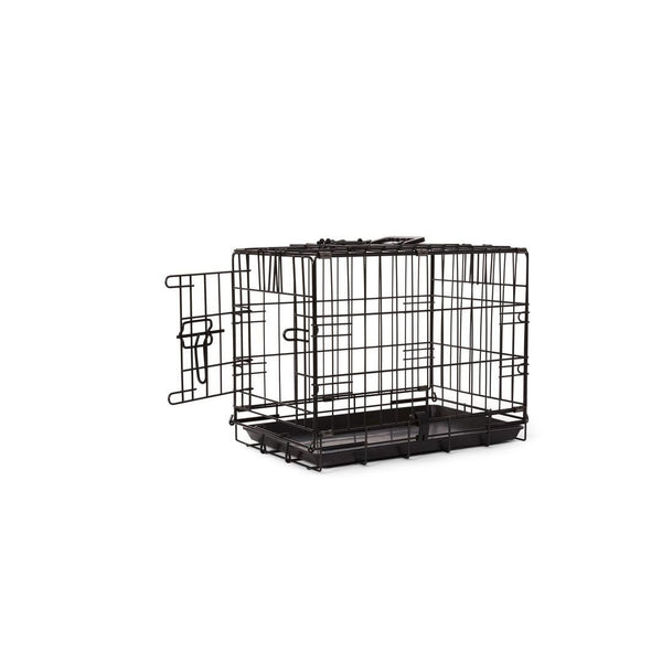 Cage deluxe, 2 portes avec séparateur et plateau de plastique