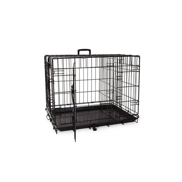 Cage deluxe, 2 portes avec séparateur et plateau de plastique