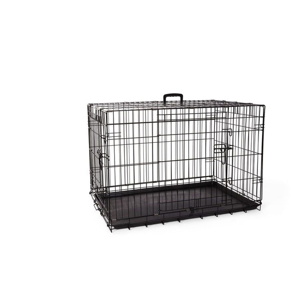 Cage deluxe, 2 portes avec séparateur et plateau de plastique