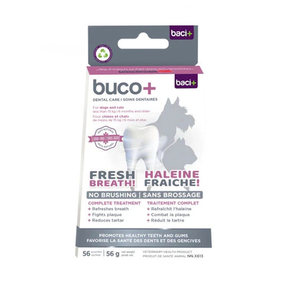 Buco+ pour chat et petit chien 100mg Traitement complet 56g