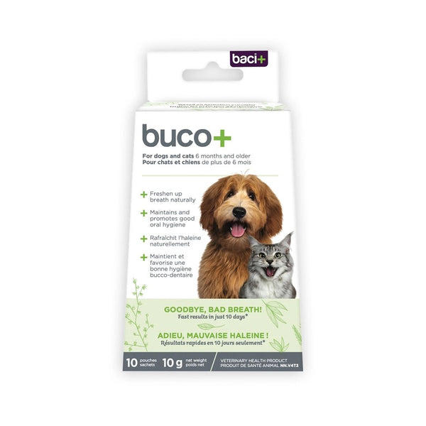 Buco+ Haleine fraîche 10 jours pour chat et chien 10g