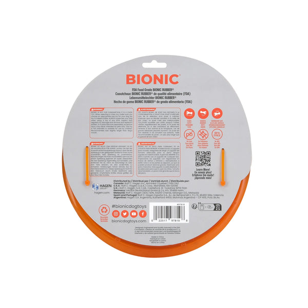 Jouet pour chien BIONIC, anneau Toss-N-Tug, 22,7 cm (9 po)