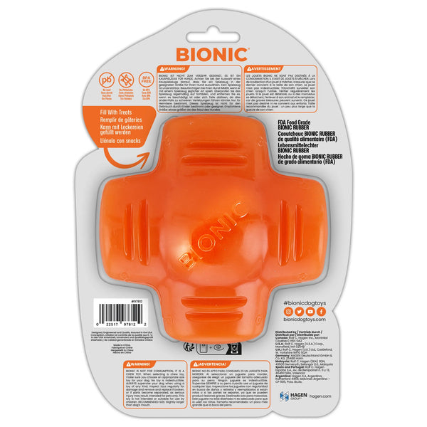 Jouet pour chien BIONIC, étoile à gâteries, 12,5 cm (5 po)