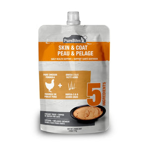 Gâteries pour chat fonctionnelles crémeux peau & pelage 71 g - Animatout
