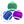 Jouet pour chats actif balles de tennis avec cloches paquet 3