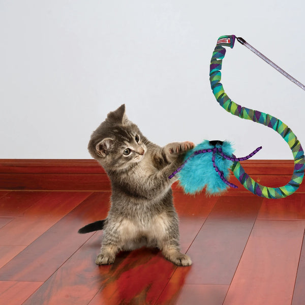 Jouets pour chats actifs agace-chat « Curlz » bouclé