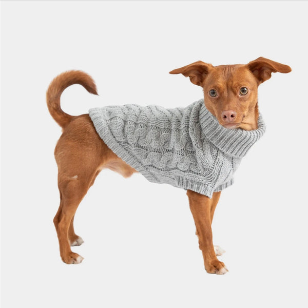 Pull pour chien modèle Chalet - Gris