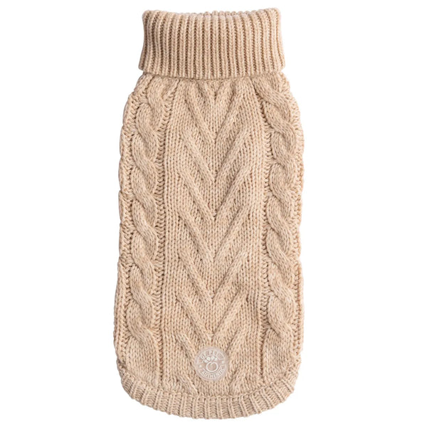 Pull pour chien modèle Chalet - Beige