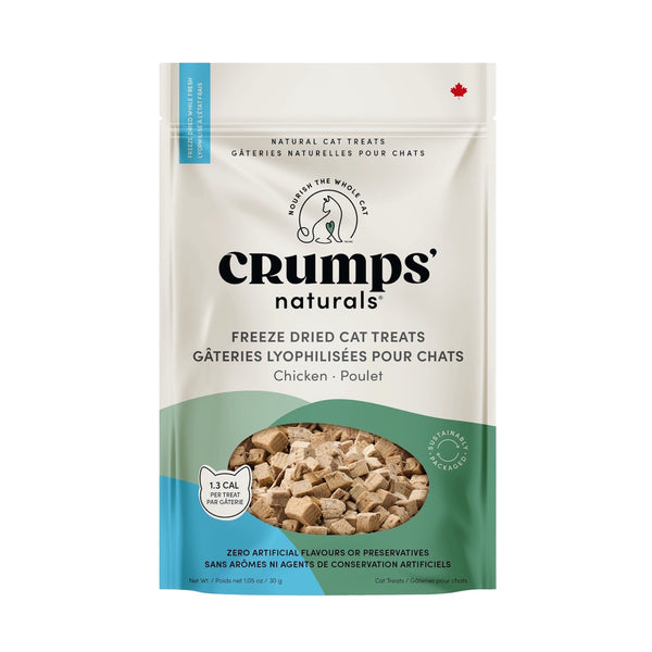 Gâteries pour chats, poulet lyophilisé 30g