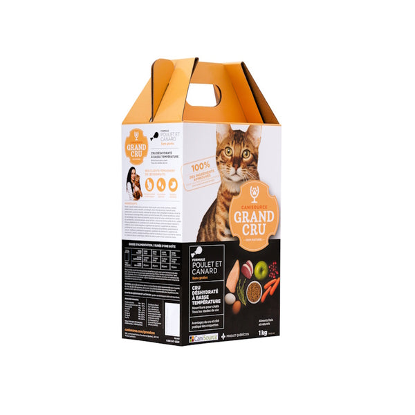 GRAND CRU NOURRITURE POUR CHAT TOUT STADE DE VIE, SANS GRAINS - POULET ET CANARD - Animatout