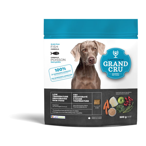 GRAND CRU NOURRITURE POUR CHIEN TOUT STADE DE VIE, SANS GRAINS - POISSON - Animatout