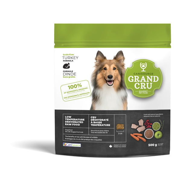 GRAND CRU NOURRITURE POUR CHIEN TOUT STADE DE VIE, SANS GRAINS - DINDE - Animatout