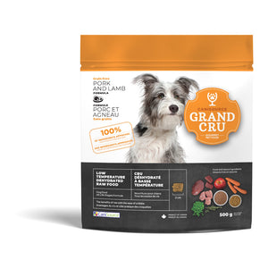 GRAND CRU NOURRITURE POUR CHIEN TOUT STADE DE VIE, SANS GRAINS - PORC ET AGNEAU - Animatout