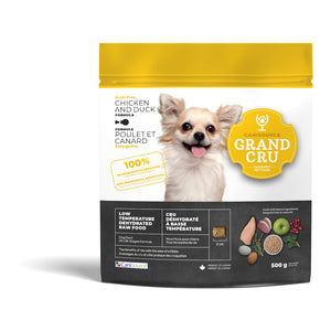 GRAND CRU NOURRITURE POUR CHIEN TOUT STADE DE VIE, SANS GRAINS - POULET ET CANARD - Animatout
