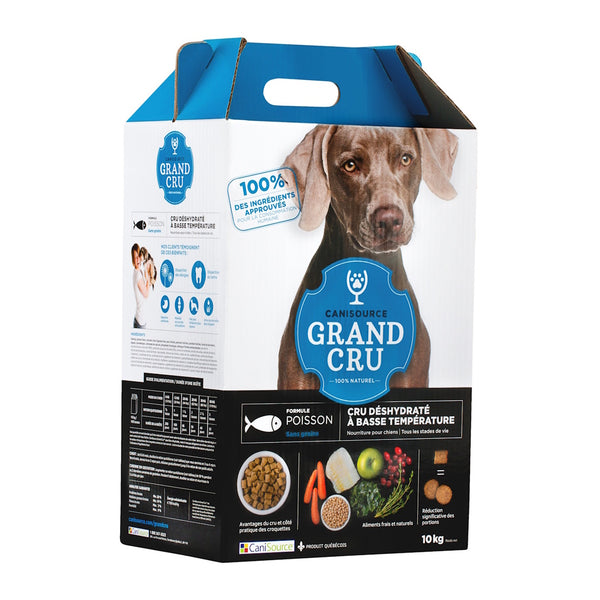 GRAND CRU NOURRITURE POUR CHIEN TOUT STADE DE VIE, SANS GRAINS - POISSON - Animatout