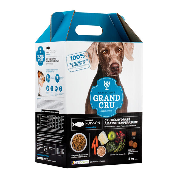 GRAND CRU NOURRITURE POUR CHIEN TOUT STADE DE VIE, SANS GRAINS - POISSON - Animatout