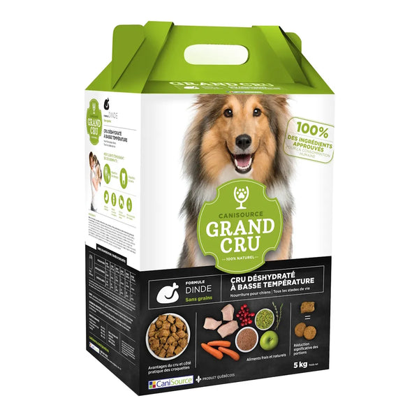 Grand Cru nourriture pour chien tout stade de vie, sans grains - dinde