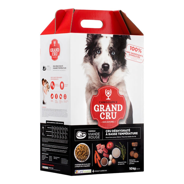 GRAND CRU NOURRITURE POUR CHIEN TOUT STADE DE VIE, SANS GRAINS - VIANDE ROUGE - Animatout