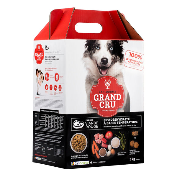GRAND CRU NOURRITURE POUR CHIEN TOUT STADE DE VIE, SANS GRAINS - VIANDE ROUGE - Animatout