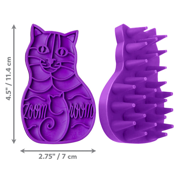 Brosse en caoutchouc pour chats « Zoom Groom »