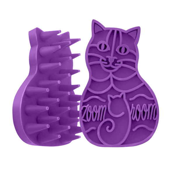 Brosse en caoutchouc pour chats « Zoom Groom »