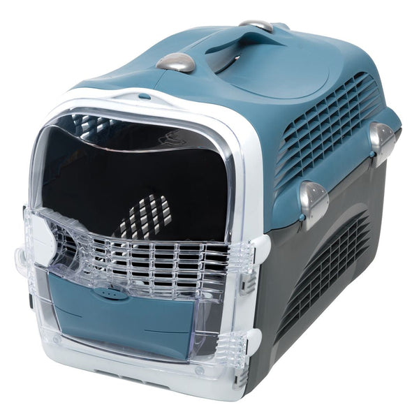 Cage de transport pour chat multifonctionnelle Cabrio Catit, bleu gris