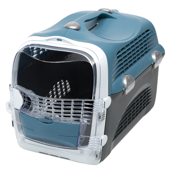 Cage de transport pour chat multifonctionnelle Cabrio Catit, bleu gris