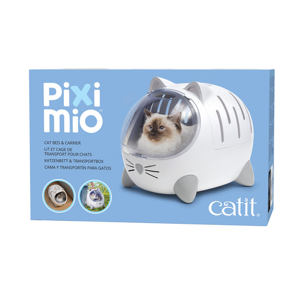 Catit PIXI Mio Lit et cage de transport 2 en 1 pour chats
