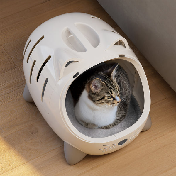 Catit PIXI Mio Lit et cage de transport 2 en 1 pour chats