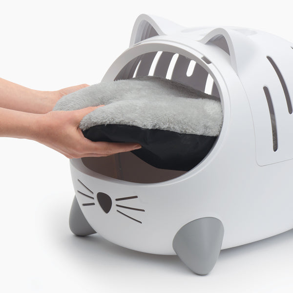 Catit PIXI Mio Lit et cage de transport 2 en 1 pour chats