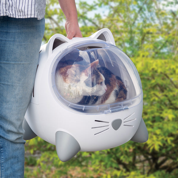 Catit PIXI Mio Lit et cage de transport 2 en 1 pour chats