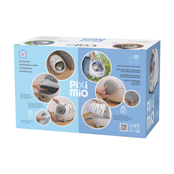 Catit PIXI Mio Lit et cage de transport 2 en 1 pour chats