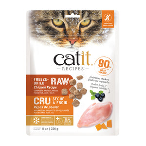 Nourriture pour chat recettes cru séché à froid, poulet - Animatout