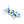 Jouet pour chats interactif Catit Groovy, poisson, bleu