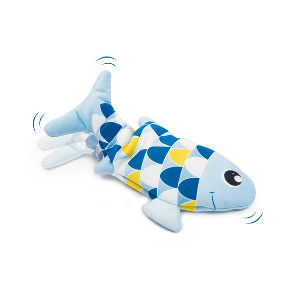 Jouet pour chats interactif Catit Groovy, poisson, bleu