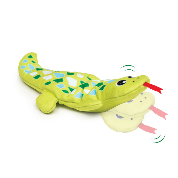 Jouet pour chats interactif Catit Groovy, gecko, vert