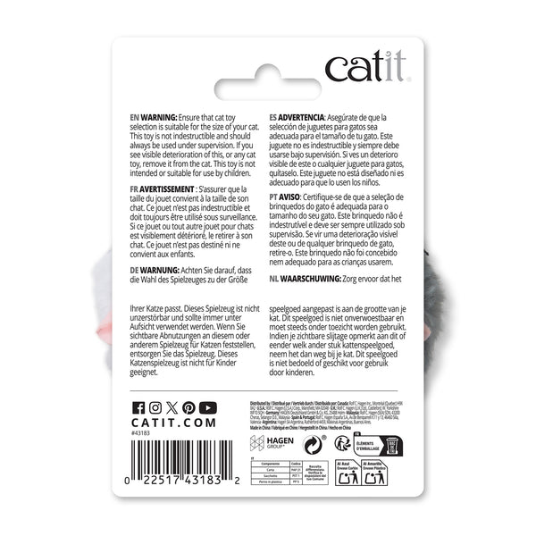 Jouet pour chats Catit, souris, paquet de 2