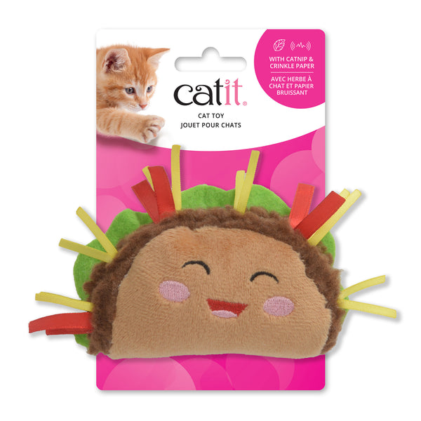 Jouet pour chats Catit, taco en peluche