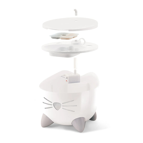 Abreuvoir pour chat PIXI, blanc, 2,5 l - Animatout