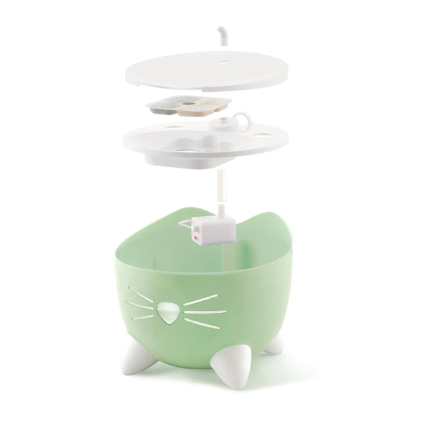 Abreuvoir pour chat PIXI, vert, 2,5 l - Animatout